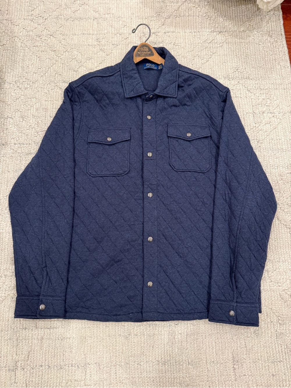 Polo Ralph Lauren Quilted Jacket Navy Size XL NWOT